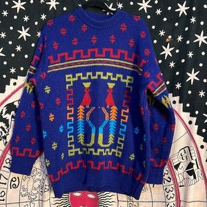 Vintage United Colors of Benetton - Shetland wool sweater made in Italy